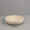 Natural marble decorative bowl