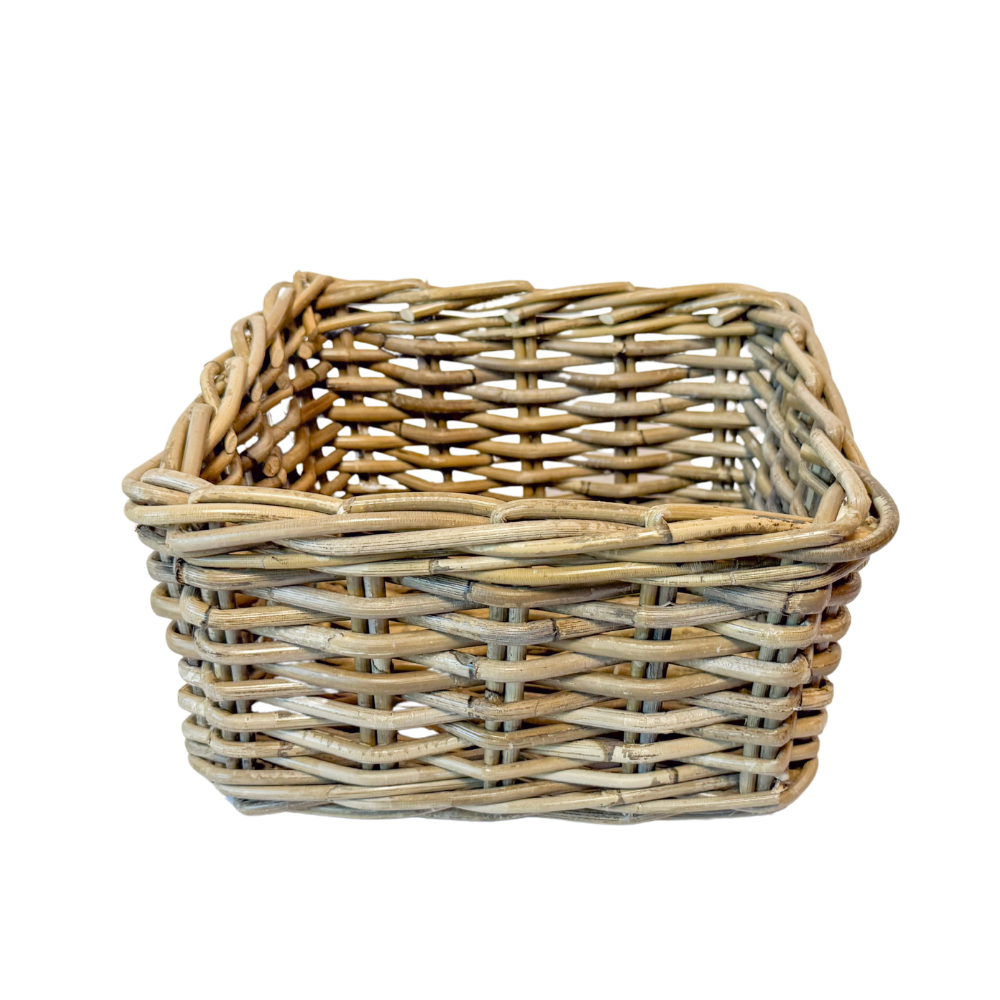 Mini Rattan Square Storage Baskets