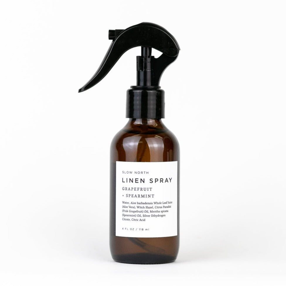 Slow North Grapefruit and Spearmint linen spray