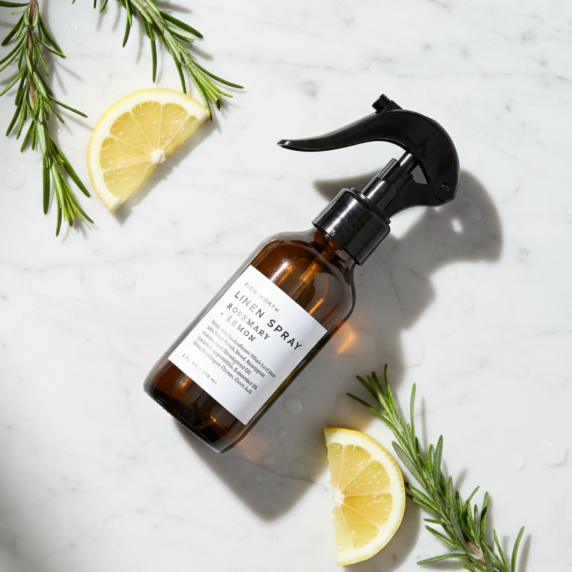 Slow North Rosemary and Lemon linen spray