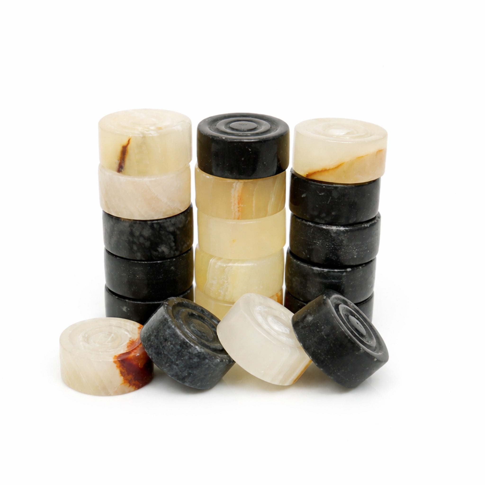 Premium Marble Chess and Checkers Bundle