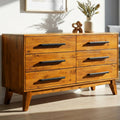Legacy solid wood dresser in caramel finish