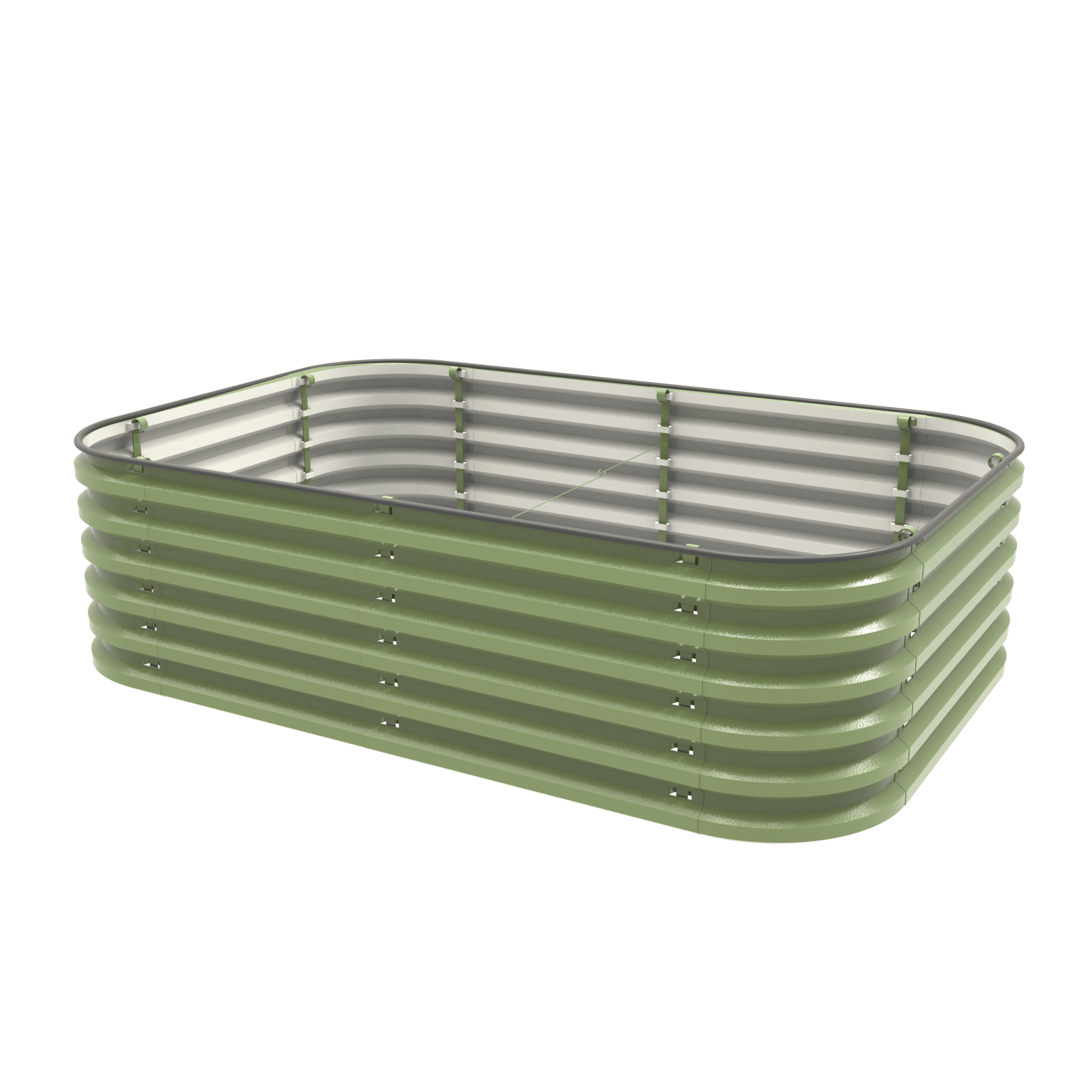 Gro-Rite Modular Metal Raised Garden Bed Kit