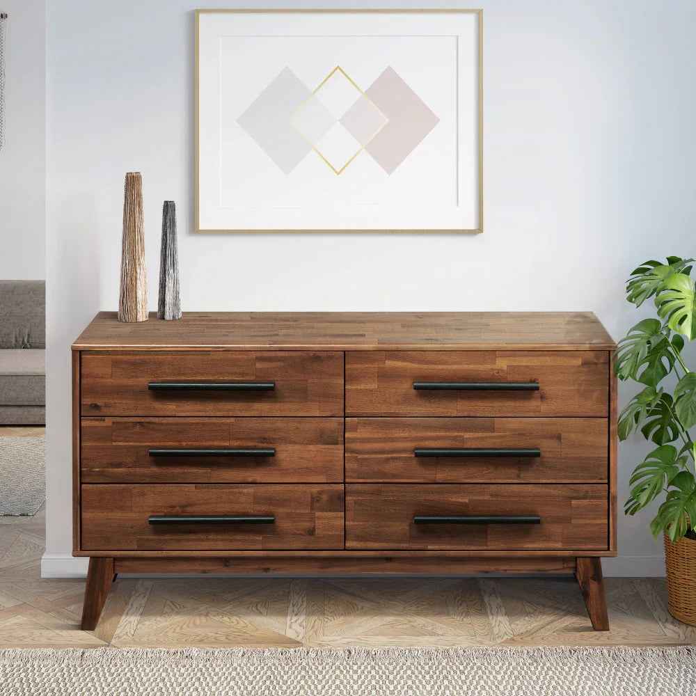 Legacy walnut solid wood dresser product view