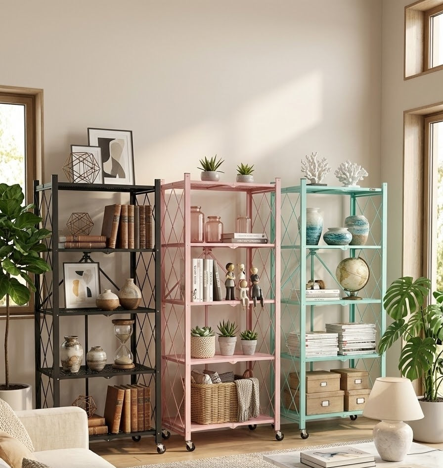 Heavy-Duty Metal Storage Rack — 3, 4 or 5 Tier