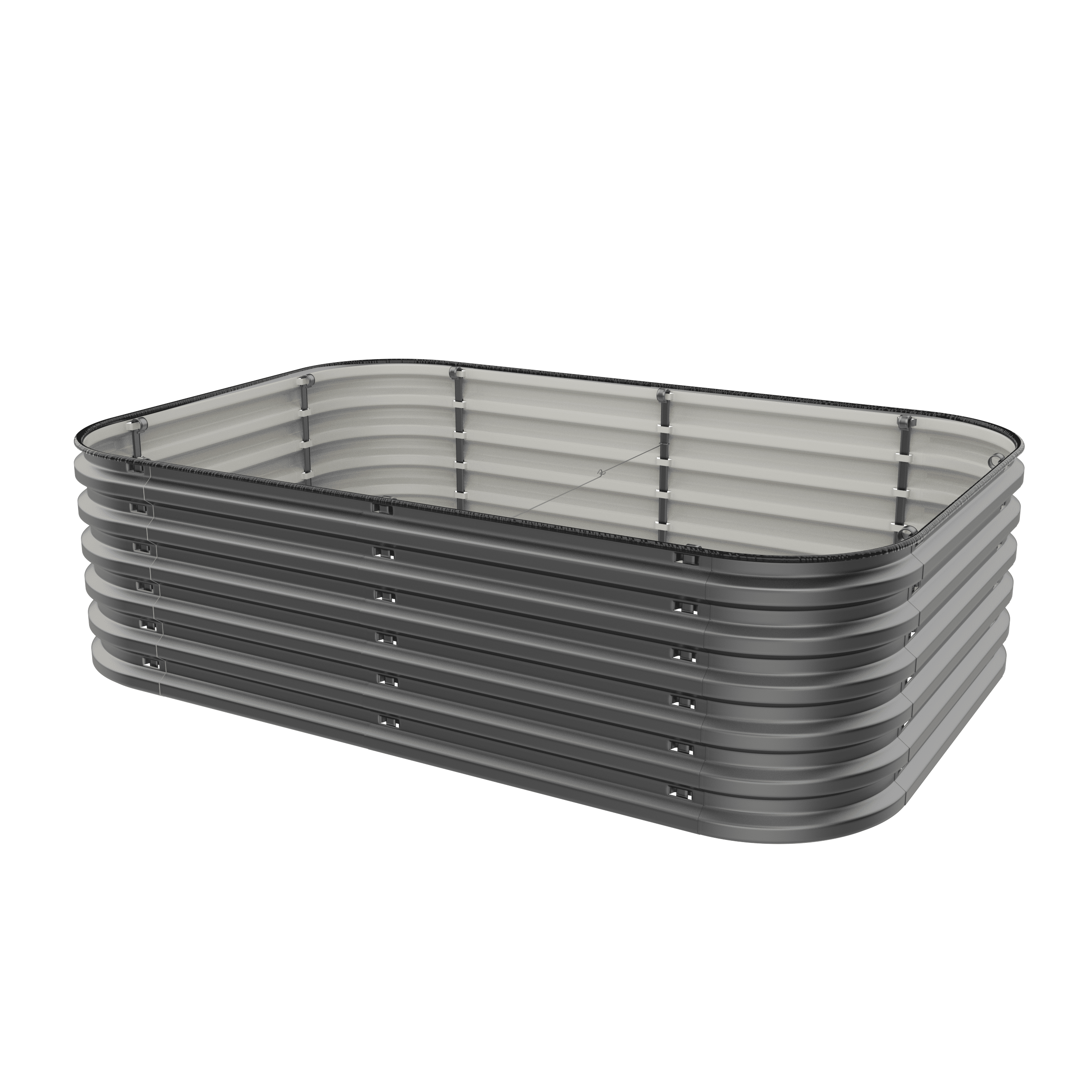 Gro-Rite Modular Metal Raised Garden Bed Kit