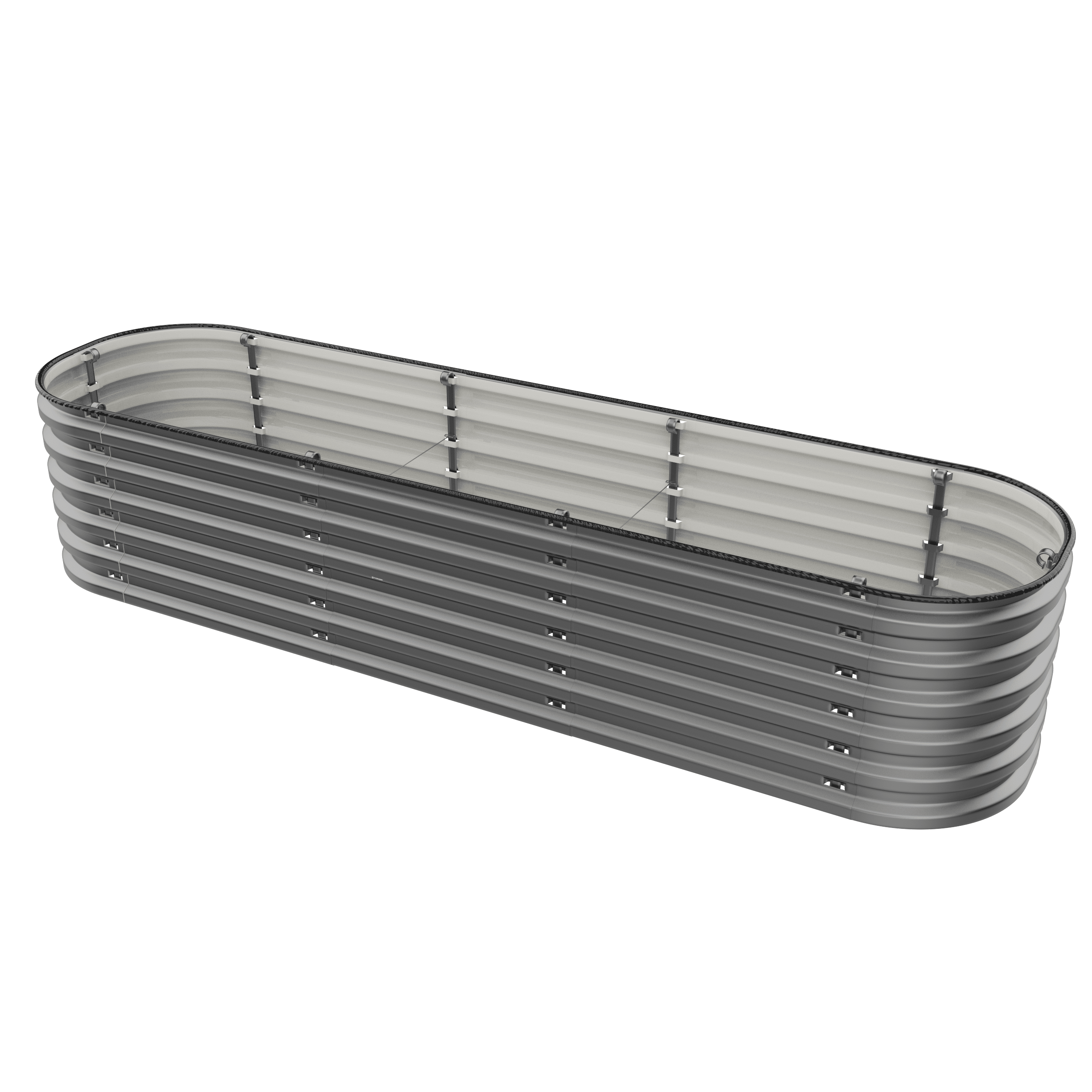 Gro-Rite Modular Metal Raised Garden Bed Kit