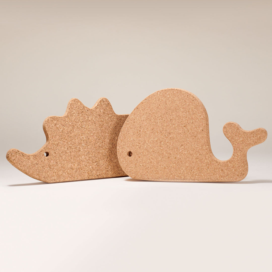 Nature-Shaped Cork Trivets