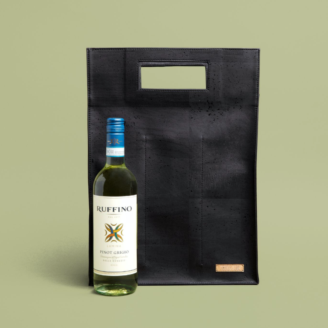 Sommelier Cork Wine Tote — 3 Bottle