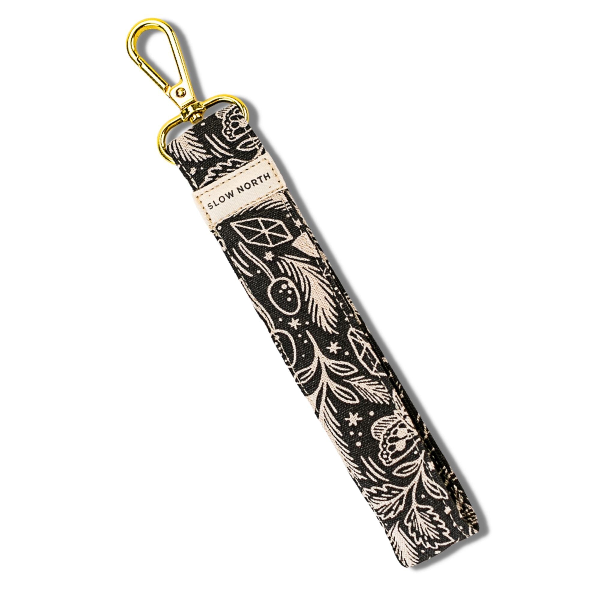 Slow North Mystical Mushroom wristlet keychain