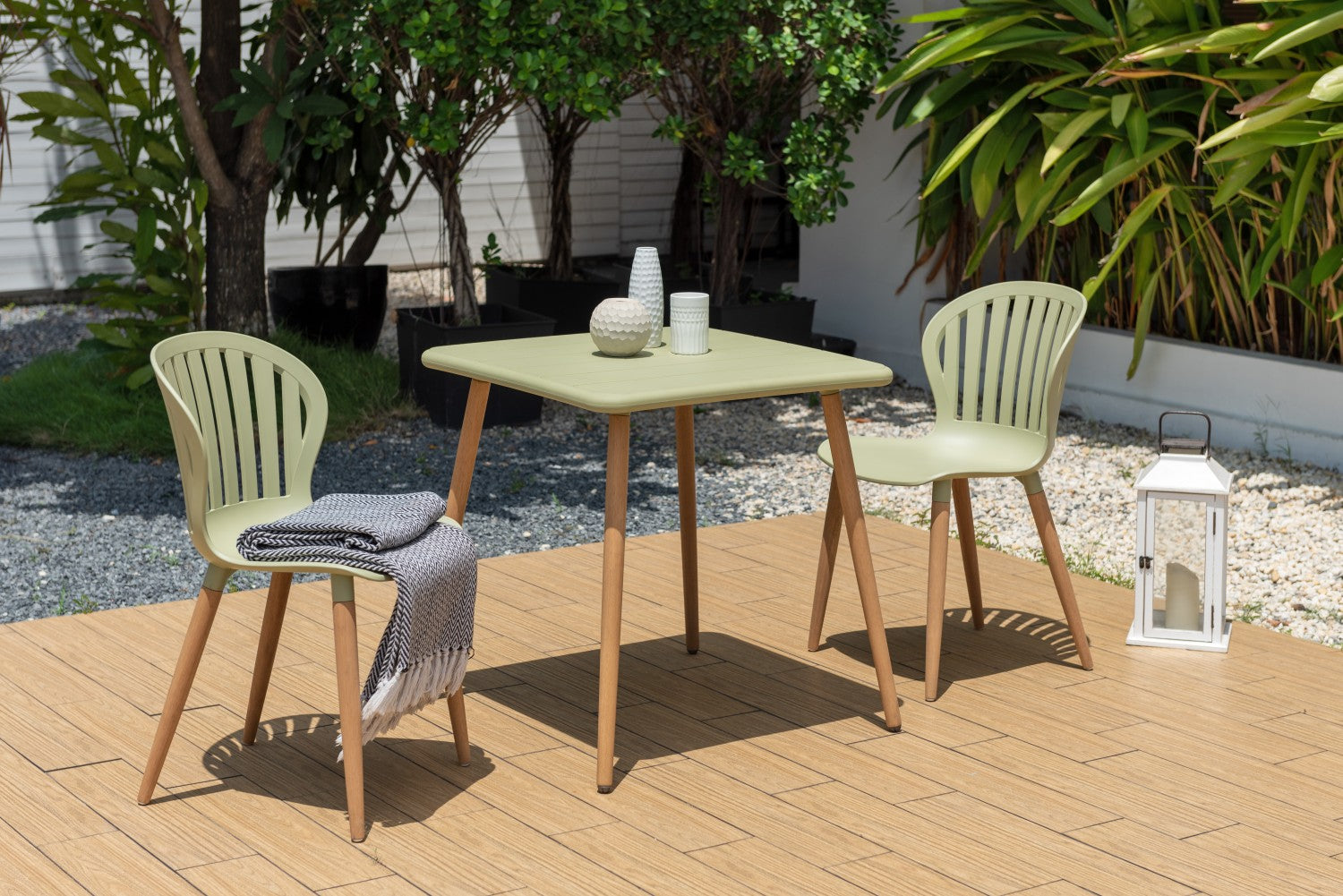 Nassau Sage Green square indoor-outdoor table