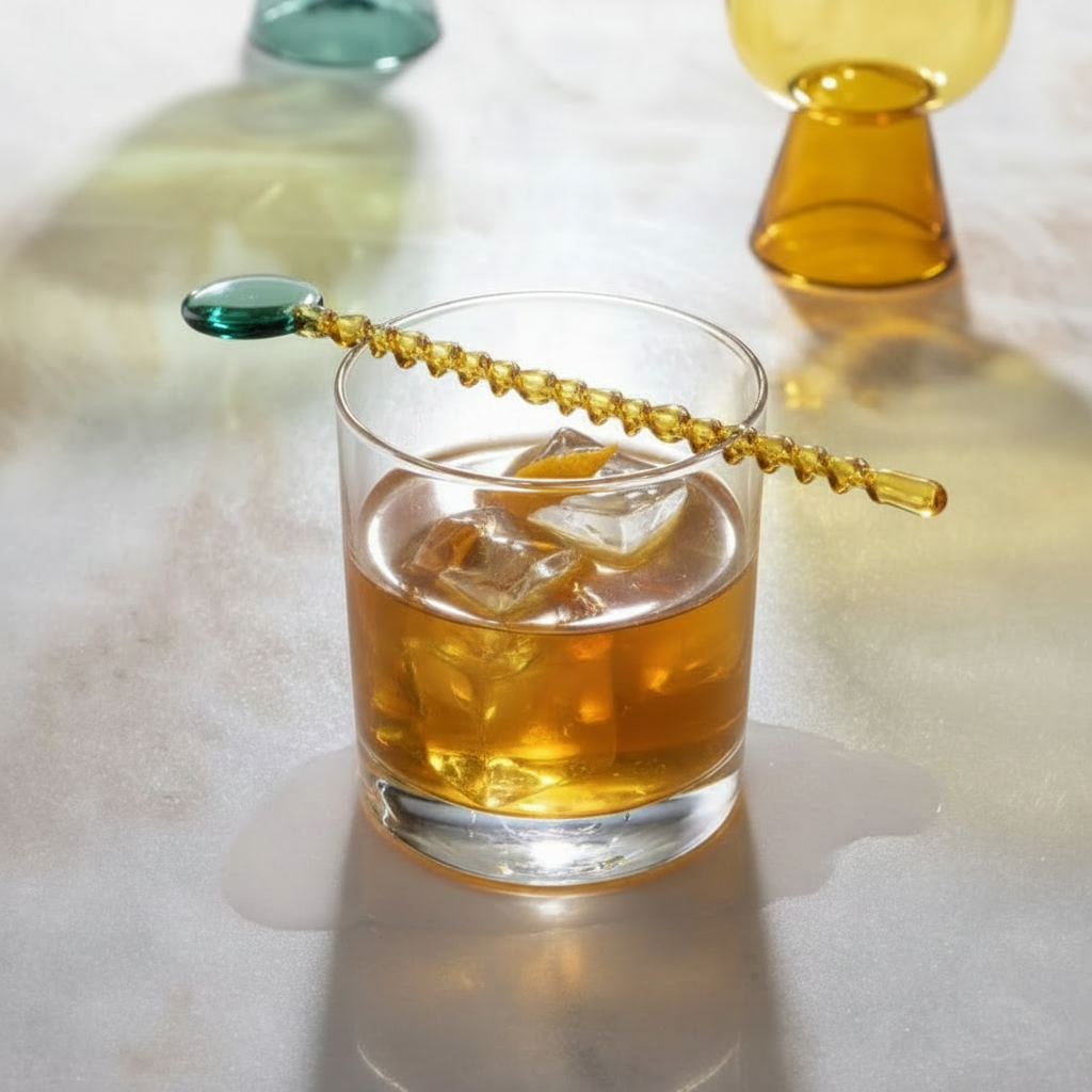 Niko Borosilicate Glass Bar Spoon
