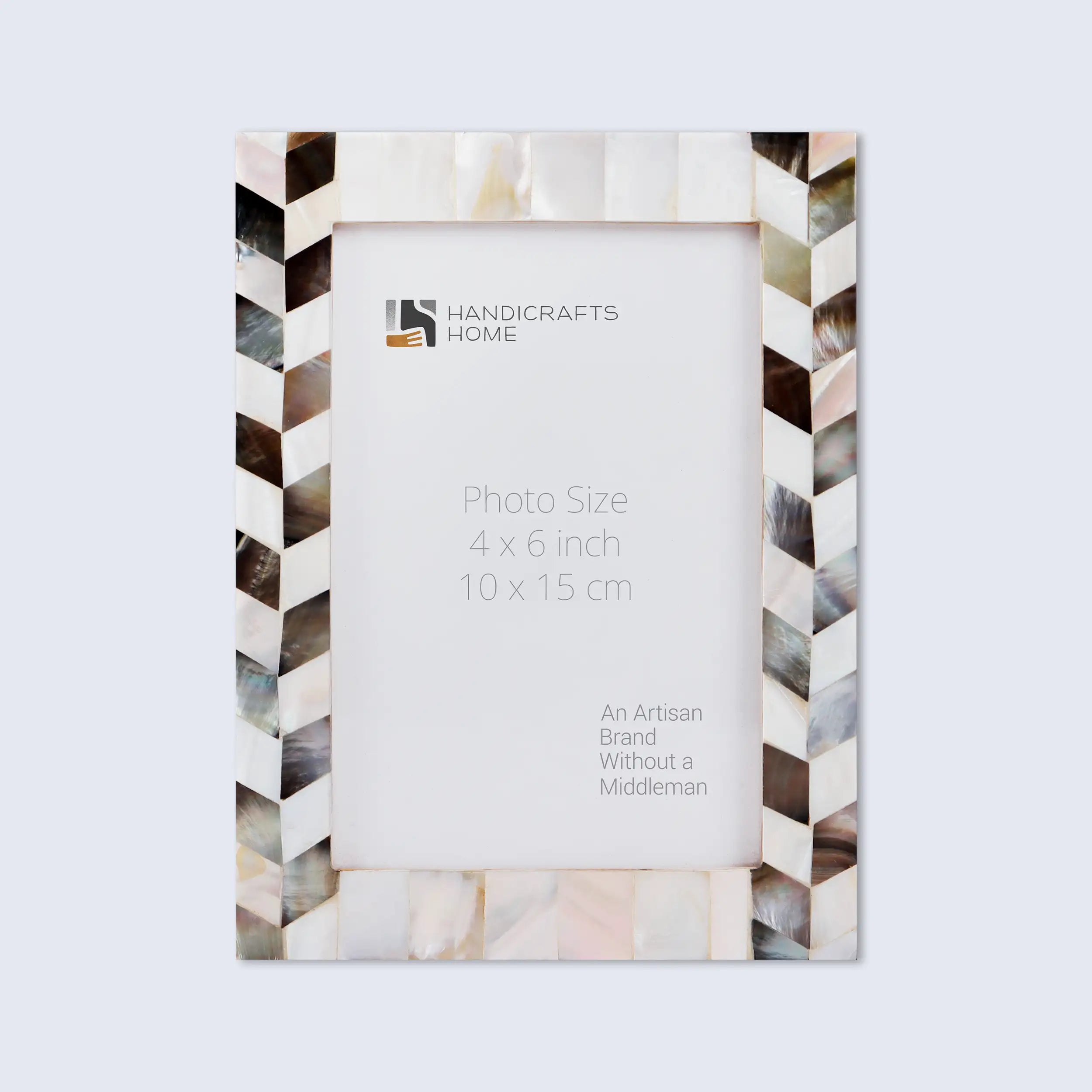 Picture Frames Pearlescent Barley Collection Mother of Pearl White 3 Sizes