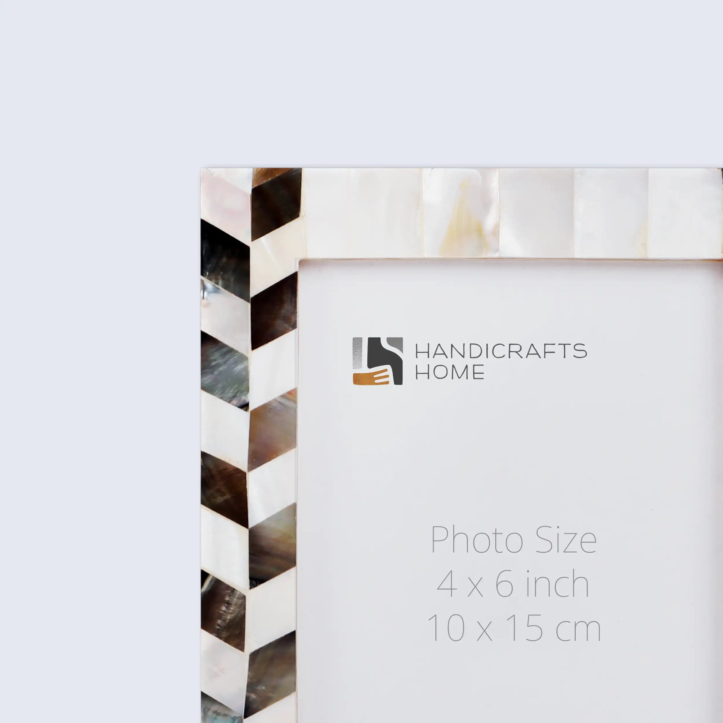 Picture Frames Pearlescent Barley Collection Mother of Pearl White 3 Sizes