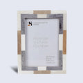 Picture Frame Woodstrip Tile Collection Wood & Bone Inlay Multi – 4x6 & 5x7"