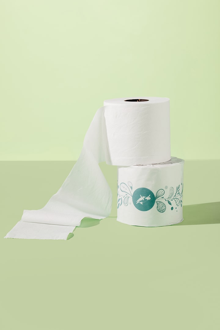 Caretta recycled toilet paper 36-roll pack