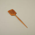 Padma hand-carved solid teak wooden spatula