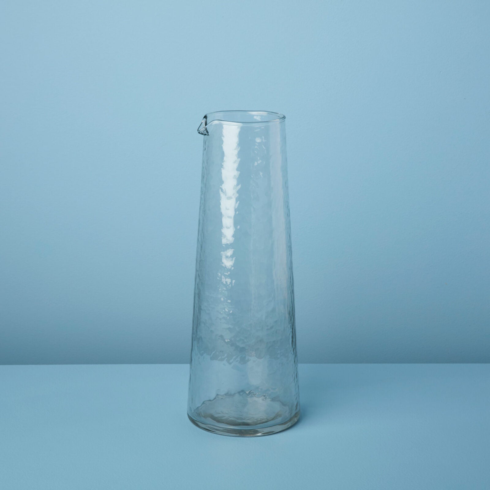 Pebble tall glass carafe
