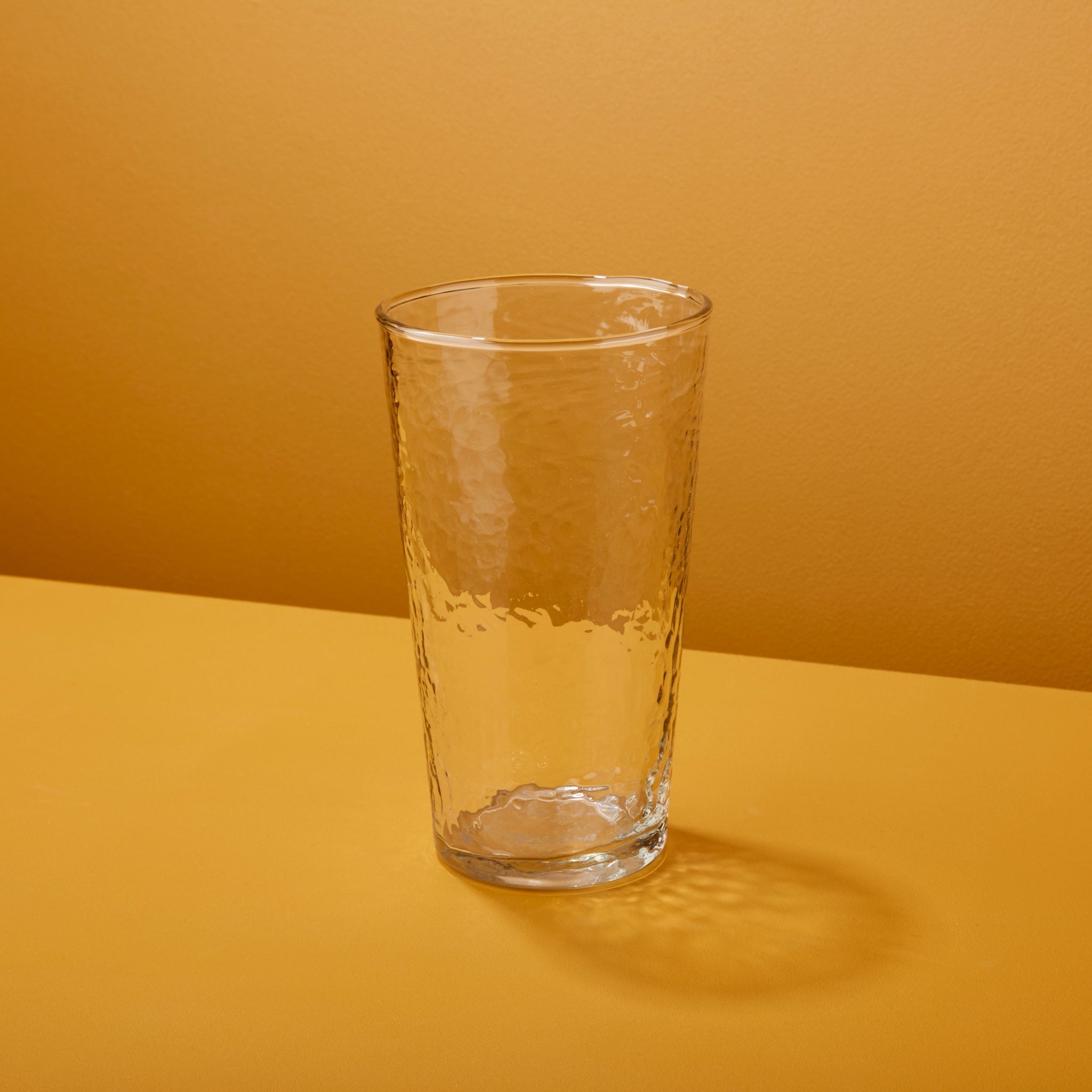 Pebble tall glass tumbler for everyday drink service