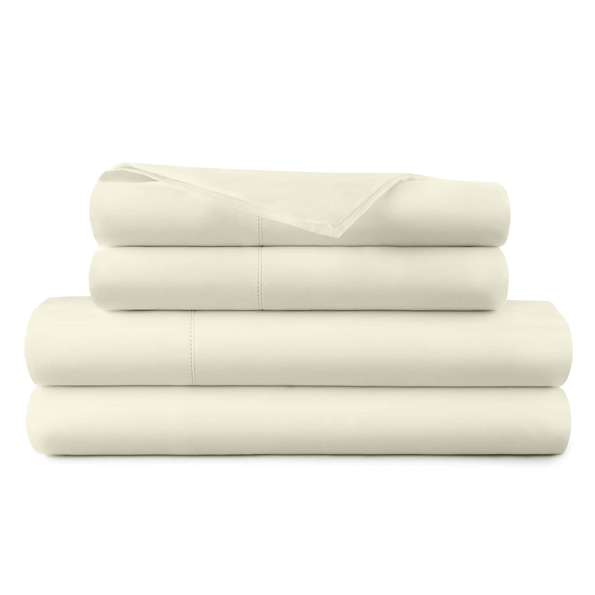 270 TC Organic Cotton Percale Sheet Set — Picot