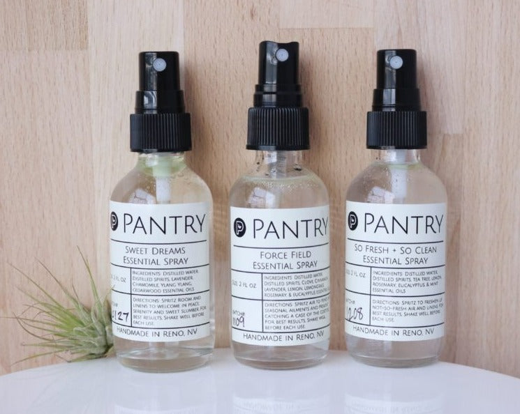 Essential oil room and linen spray