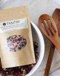 Rose and hibiscus bath soak