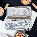 Chinoiserie Porcelain Serving Set — 4 Piece