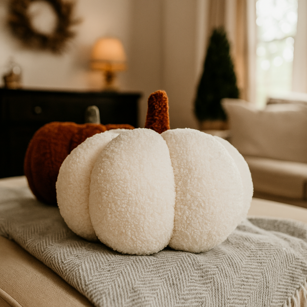 Blair Plush Pumpkin Pillow