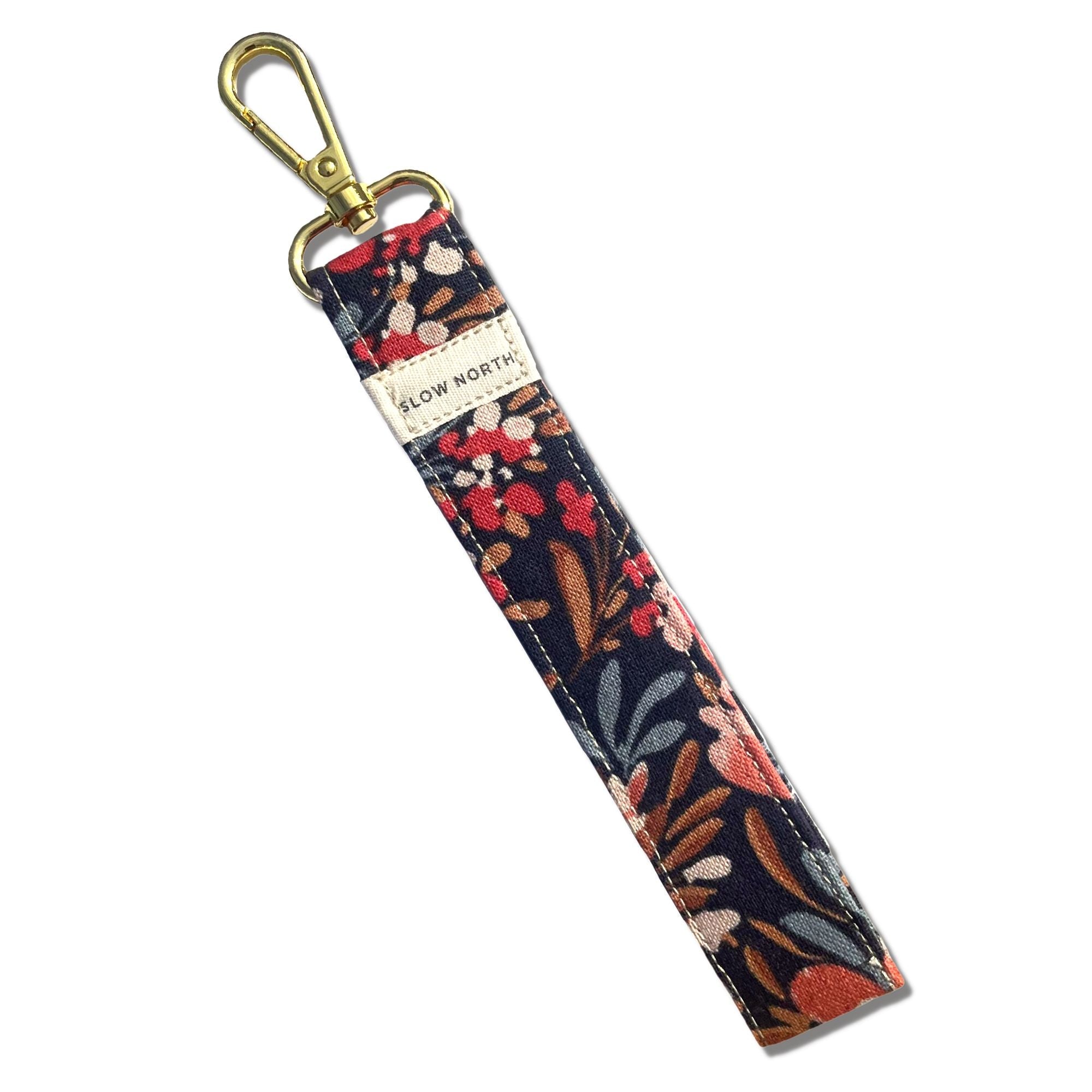 Slow North Pom Blossom wristlet keychain
