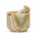Green Onyx Mortar And Pestle (4 inch)