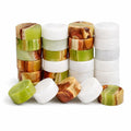 White and Green Onyx Marble Checkers Set - (32 Premium Pieces)