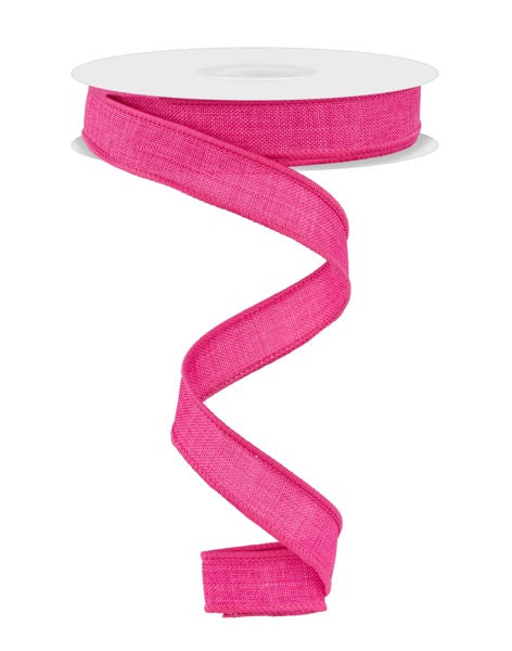 5/8" Royal Burlap Fuchsia Ribbon