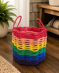 Rainbow Rope Basket