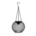 Solar Iron Hanging Garden Lantern