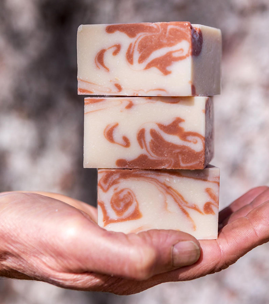 Almond goat milk bar soap