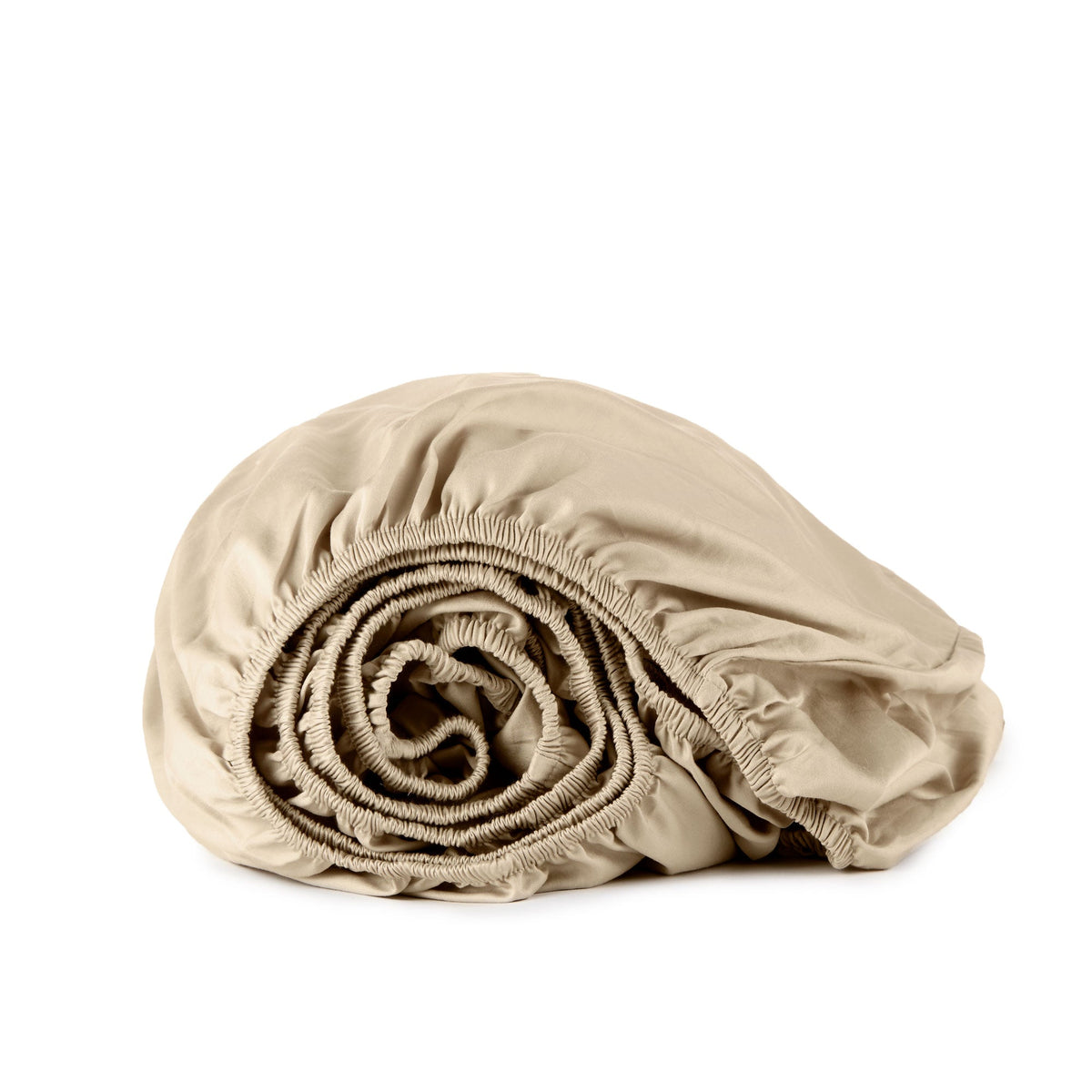300 TC Organic Cotton Sateen Fitted Sheet