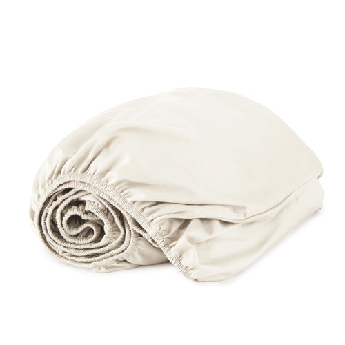 500 TC Organic Cotton Sateen Fitted Sheet