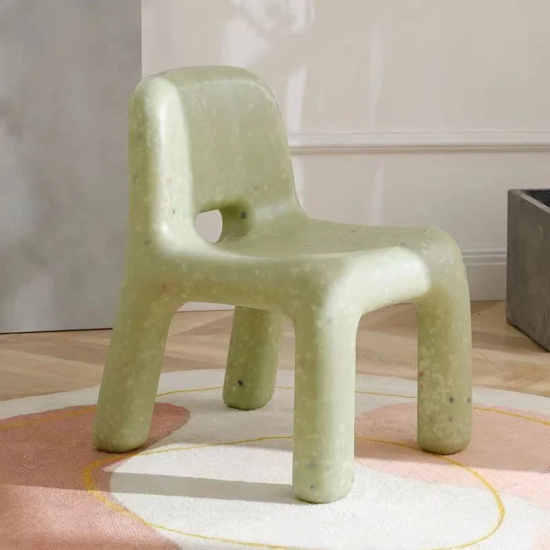 Nordic-style plastic chair