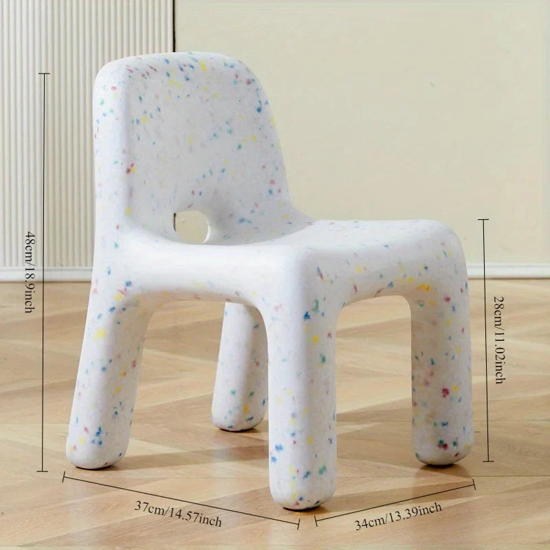 Nordic-style plastic chair