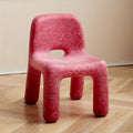 High-Quality Nordic Style Plastic Chair - Compact Outdoor Bench with Backrest, Perfect for Patio & Garden Decor