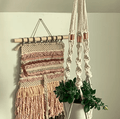 Handmade macramé plant hanger