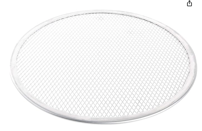WPPO Aluminum Seamless Pizza Screens – 12 inch & 14 inch Sizes – Durable, Lightweight, Even Heat Circulation