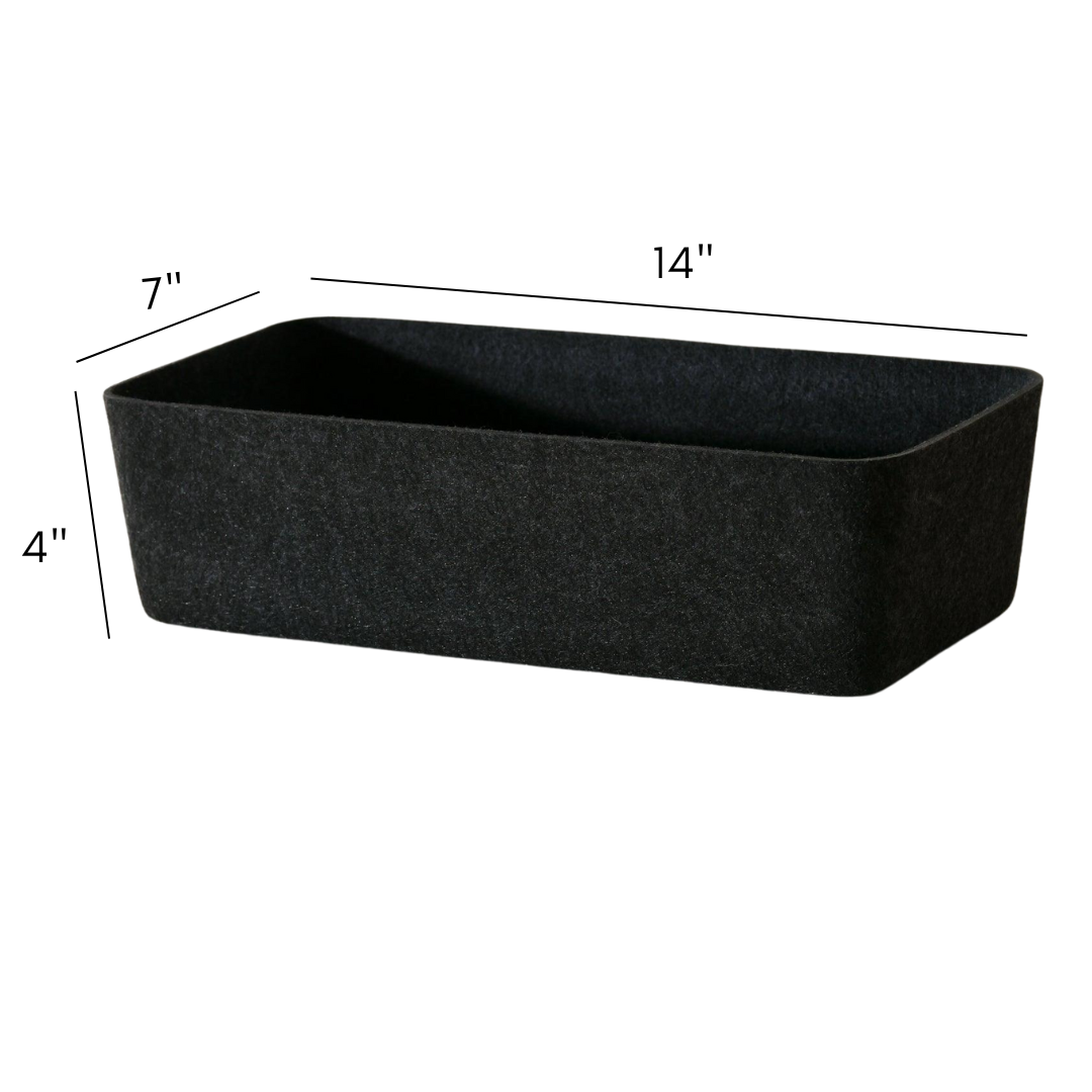 The Sculpted Bin — Long with Lid