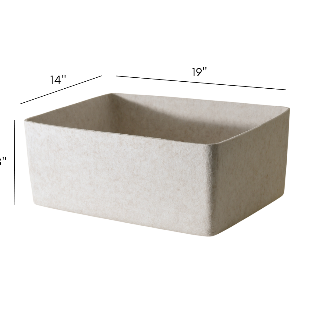 The Sculpted Bin — XL | Set of 3