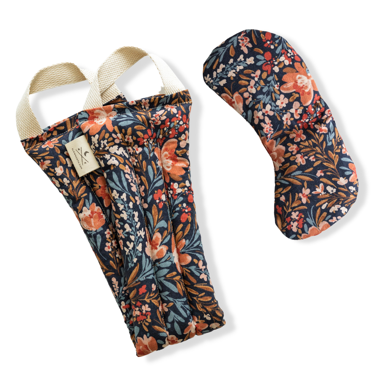 Slow North Pom Blossom eye mask and neck wrap bundle
