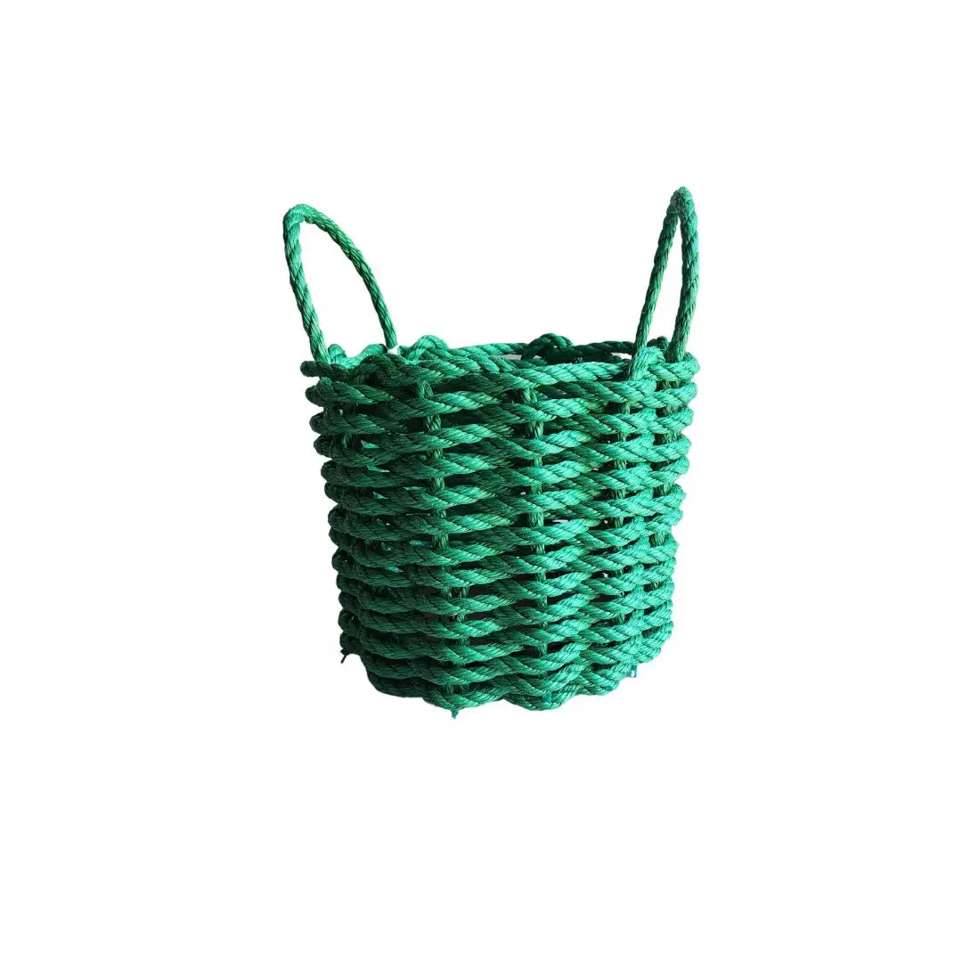 Solid color rope basket
