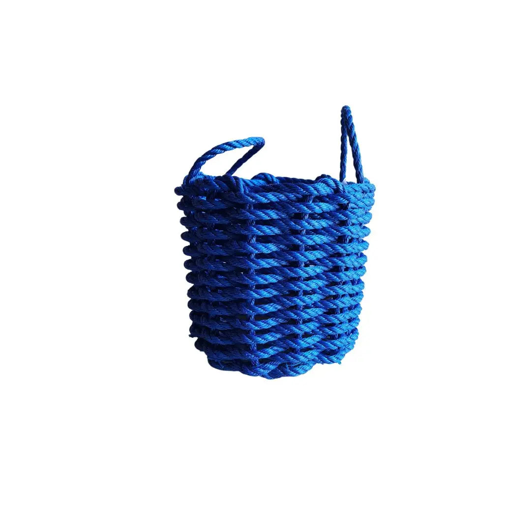 Solid color rope basket