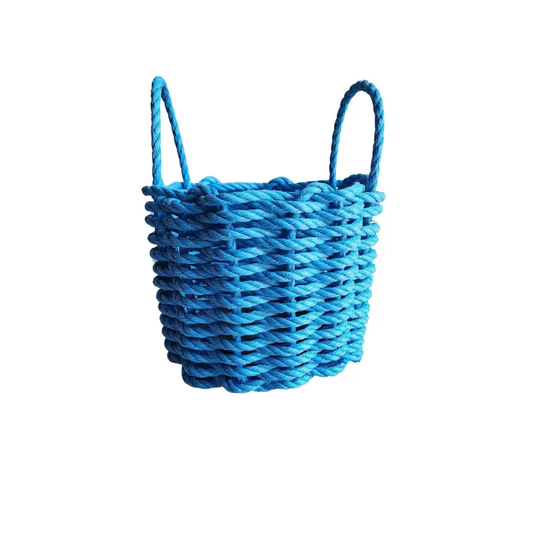 Solid color rope basket