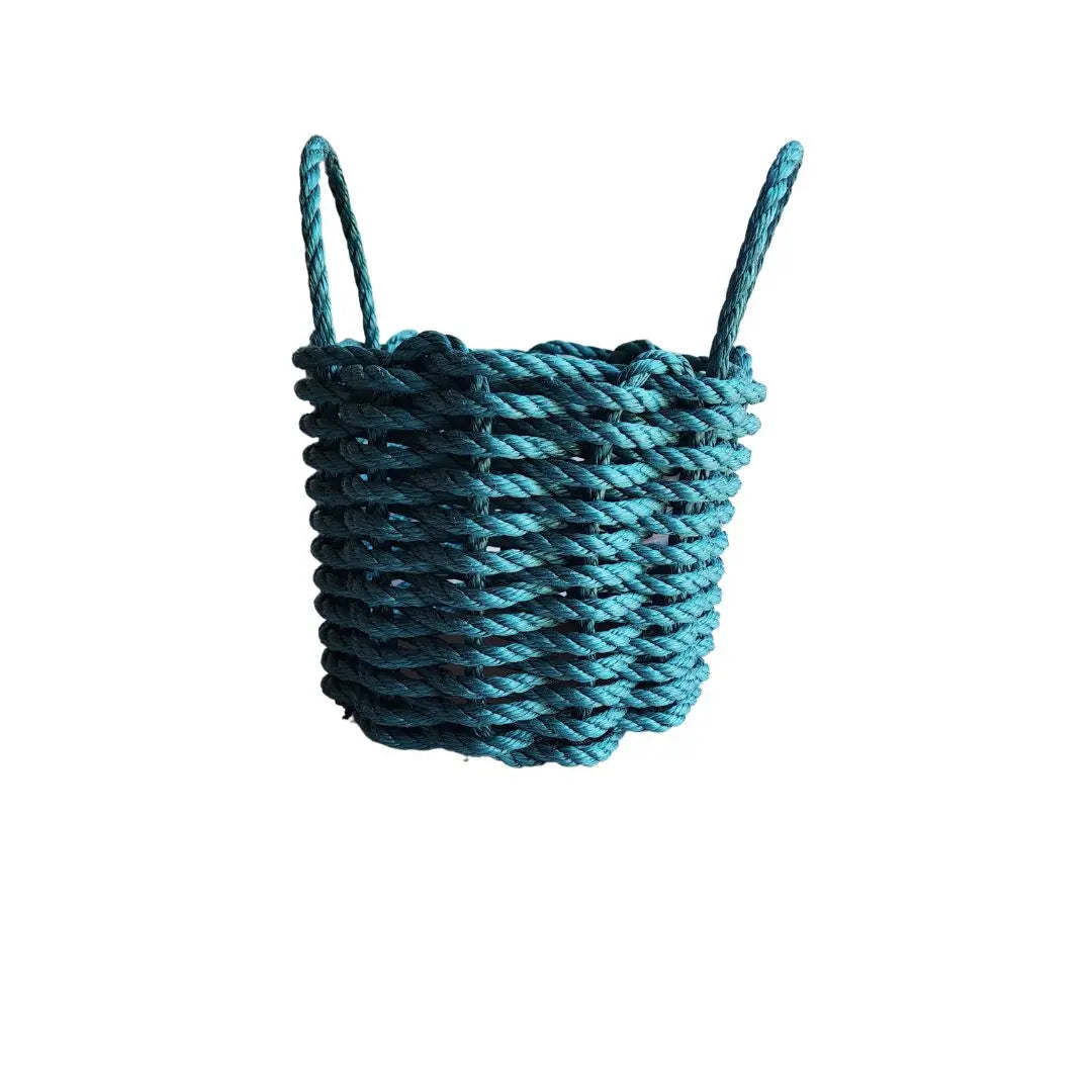 Solid color rope basket