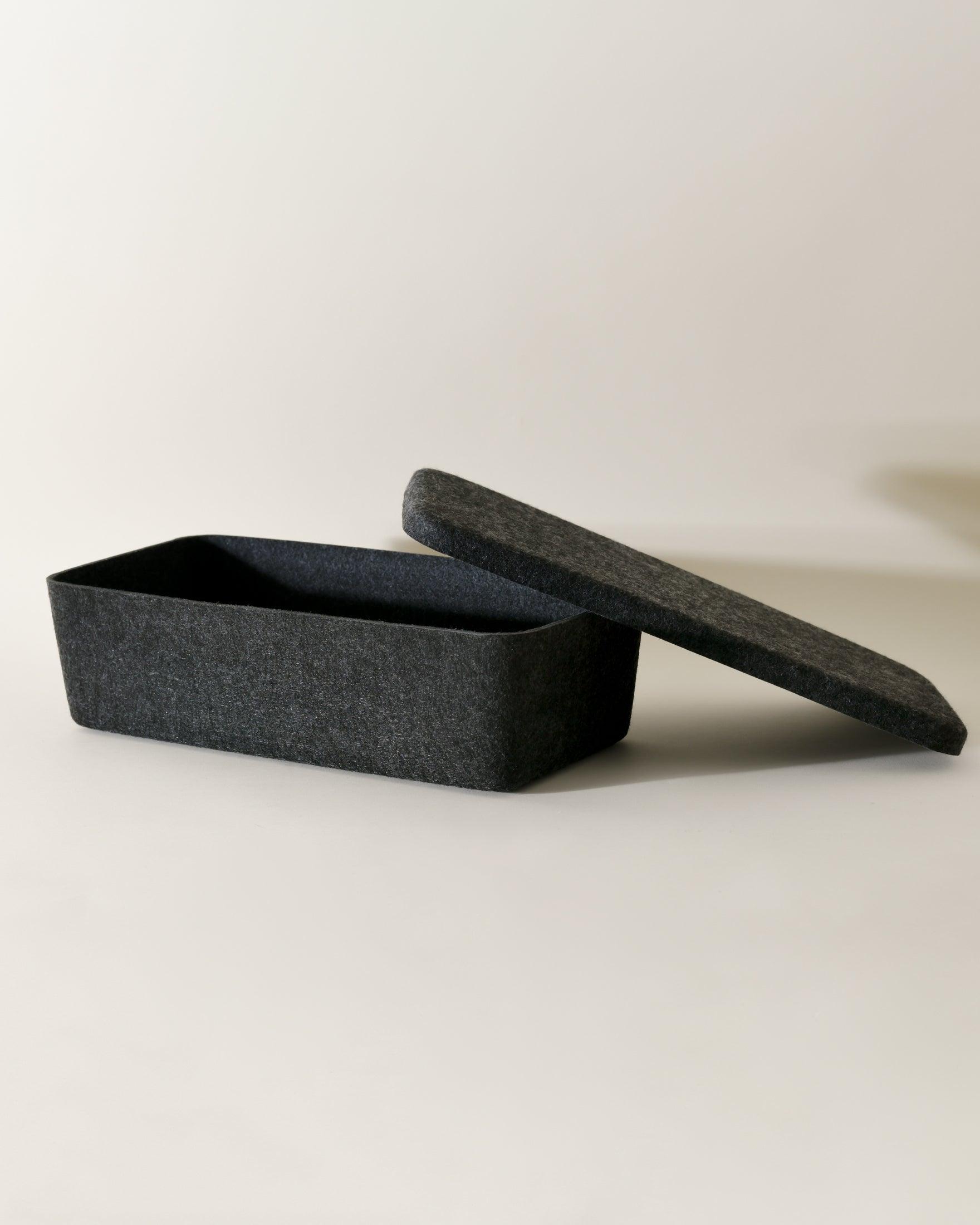 The Sculpted Bin — Long with Lid